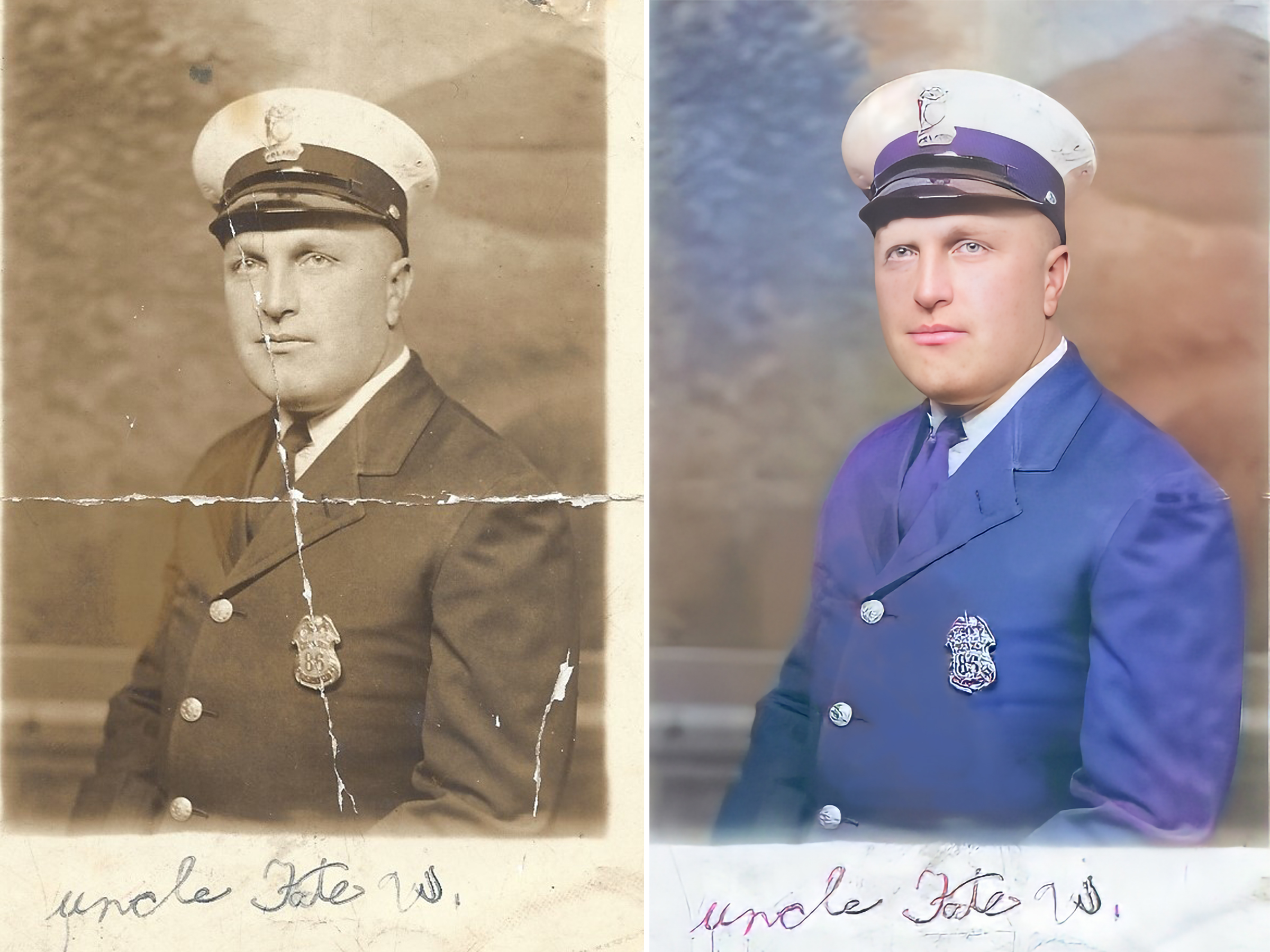 Photo Restoration Example - Fate